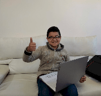 Ten-Year-Old Receives A Laptop Through The Make-A-Wish Program